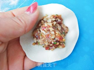 香菇牛肉馅水饺的做法步骤:14