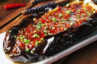 蒜蓉烤茄子的做法步骤:8