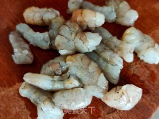 土豆青椒炒虾段的做法步骤：6