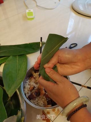 小鲜肉粽的做法步骤:11