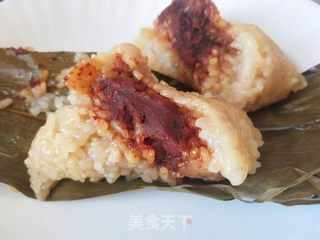 豆沙粽子的做法步骤:8