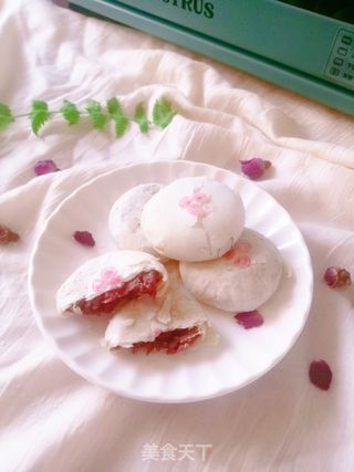 玫瑰花饼的做法步骤:21
