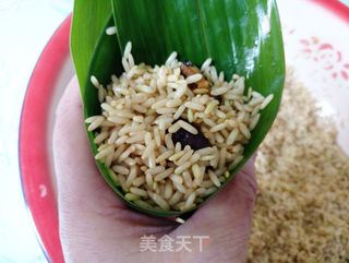 香菇五花肉粽的做法步骤:7