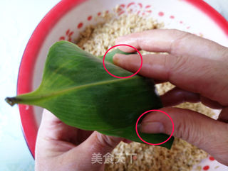 香菇五花肉粽的做法步骤:9