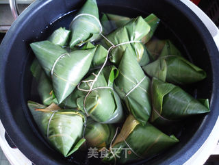 香菇五花肉粽的做法步骤:12
