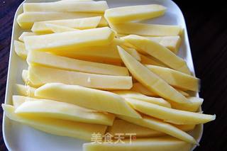 炸薯条的做法步骤:4