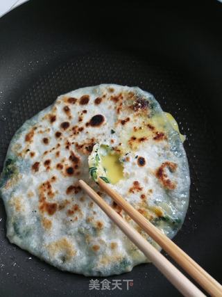 苦麻鸡蛋麦饼的做法步骤:11