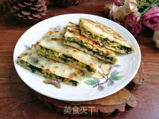 苦麻鸡蛋麦饼的做法步骤:12