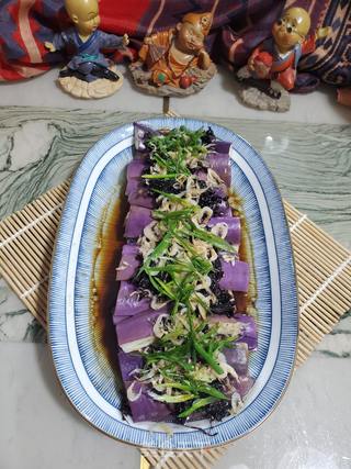 紫菜虾皮蒸茄子的做法步骤:8
