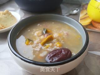 南瓜小米粥的做法步骤:12
