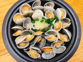 酒蒸蛤蜊的做法步骤:4