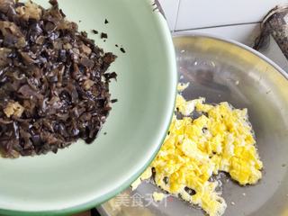鸡蛋木耳打卤面的做法步骤:7