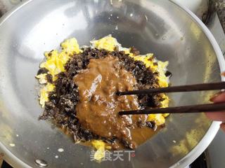 鸡蛋木耳打卤面的做法步骤:10