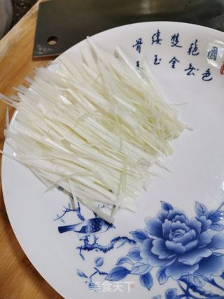 京酱肉丝的做法步骤:6