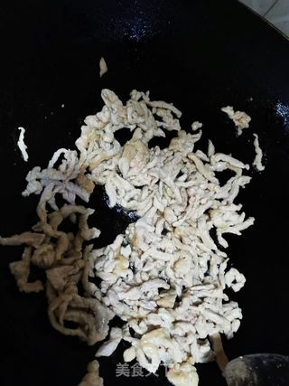 京酱肉丝的做法步骤:9