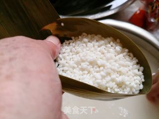 蛋黄粽子的做法步骤:5