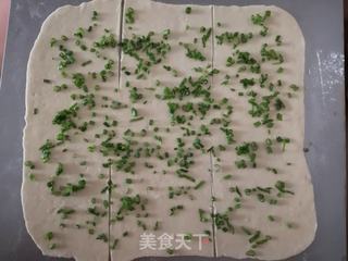 莜麦葱花发面饼的做法步骤:7