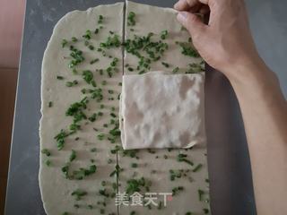 莜麦葱花发面饼的做法步骤:8