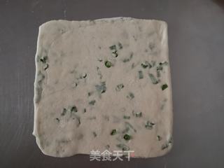 莜麦葱花发面饼的做法步骤:9