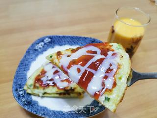 土豆丝煎饼的做法步骤:4