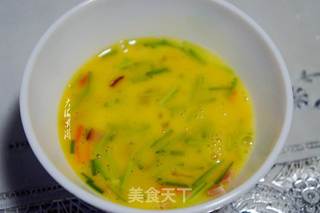火腿煎蛋的做法步骤:3