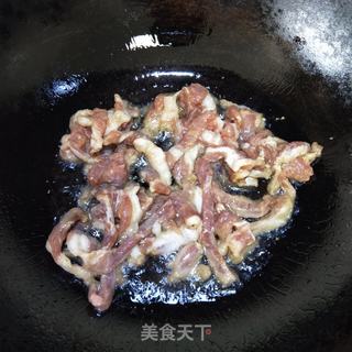 四季豆炒肉丝的做法步骤:4