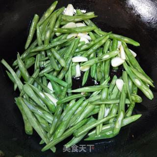 四季豆炒肉丝的做法步骤:7