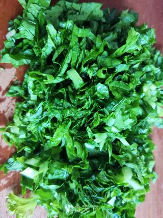 小白菜疙瘩汤的做法步骤:4