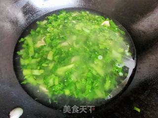 小白菜疙瘩汤的做法步骤:8