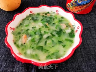 小白菜疙瘩汤的做法步骤:15