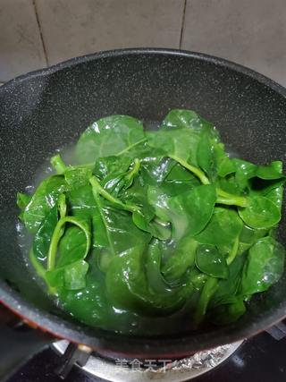 鸡丝拌木耳菜的做法步骤:4