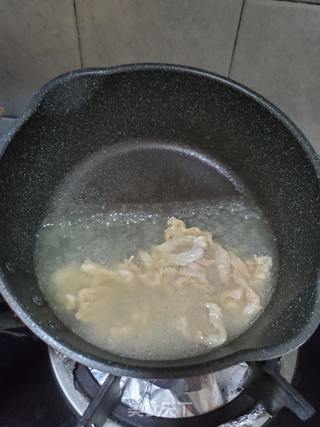 鸡丝拌木耳菜的做法步骤:6