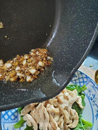 鸡丝拌木耳菜的做法步骤:11