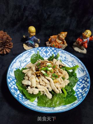 鸡丝拌木耳菜的做法步骤:14