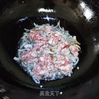 肉末蛋丝豆角拌面的做法步骤:5