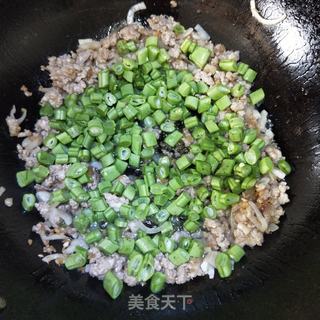肉末蛋丝豆角拌面的做法步骤:7