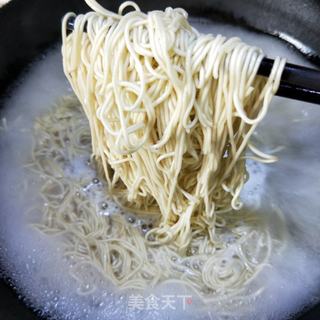 肉末蛋丝豆角拌面的做法步骤:13