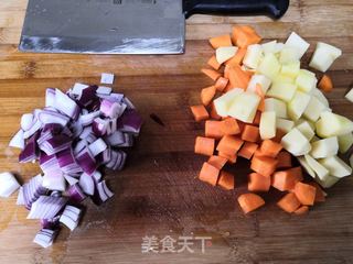 咖喱鸡肉饭的做法步骤:3