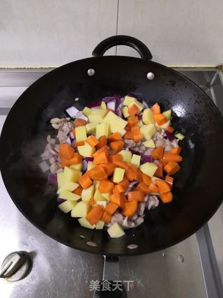 咖喱鸡肉饭的做法步骤:6