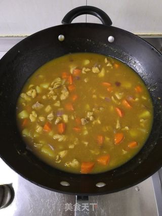 咖喱鸡肉饭的做法步骤:12