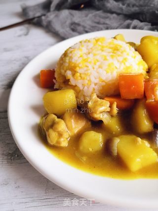 咖喱鸡肉饭的做法步骤:13