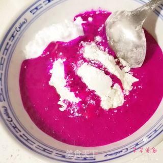 火龙果全麦小松饼的做法步骤:3