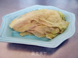 白灼生菜的做法步骤:4