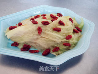 白灼生菜的做法步骤:5