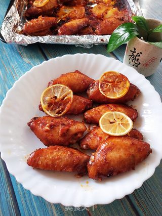 柠香烤鸡翅的做法步骤:12