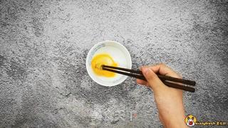 三色贝柱炒饭的做法步骤:4