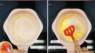 三色贝柱炒饭的做法步骤:5