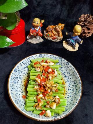 蒜香拌豆角的做法步骤:9