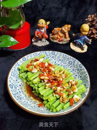 蒜香拌豆角的做法步骤:10