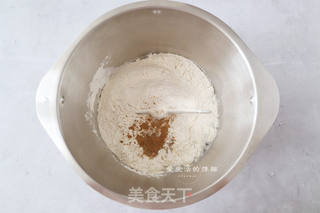 孜然褐麦盘丝饼的做法步骤：2